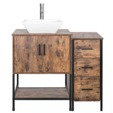 YSG 36'' Free Standing Single Bathroom Vanity with Ceramic Top