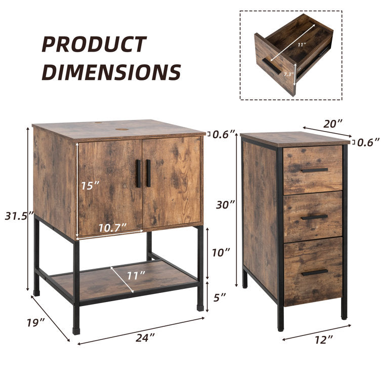 Napa Bathroom Vanity Base