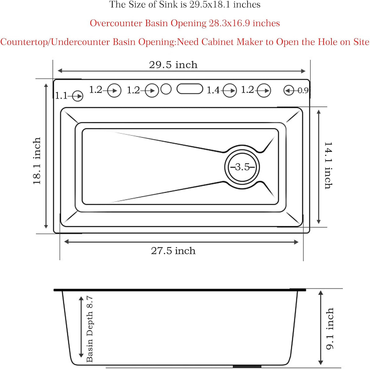 GR  Waterfall LED Smart Kitchen Sink