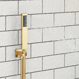 Rocky Dual Shower Head System With Temperature Digital Display