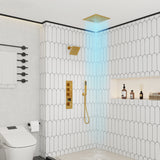 Brooklyn Dual Shower Head System With LED Light & Bluetooth